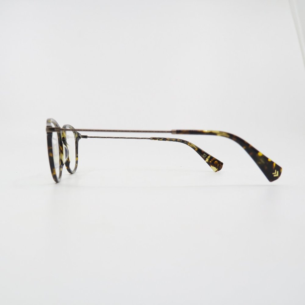 John Varvatos VJV421 47mm Olive Tortoise Oval New Men's Eyeglasses. - Picture 5 of 8